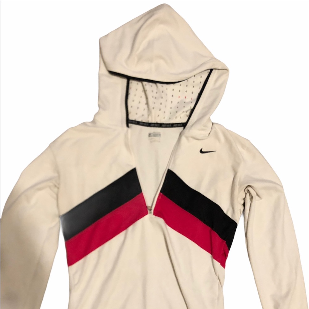 vintage white nike athletic jacket!
